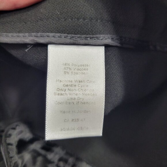 Talbots Women's Seasonless Crepe Wide Leg Pants Black Size 10 - Picture 9 of 11